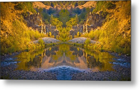 Middle Fork Of The American River Metal Print featuring the photograph Middle Fork Magic 2 by Sherri Meyer