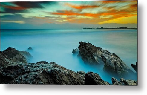 Currumbin Metal Print featuring the photograph A Surrealists' Dawn by Mark Lucey