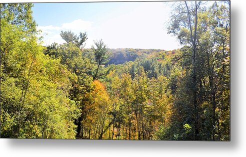 Ia Metal Print featuring the photograph Backbone Panorama by Bonfire Photography