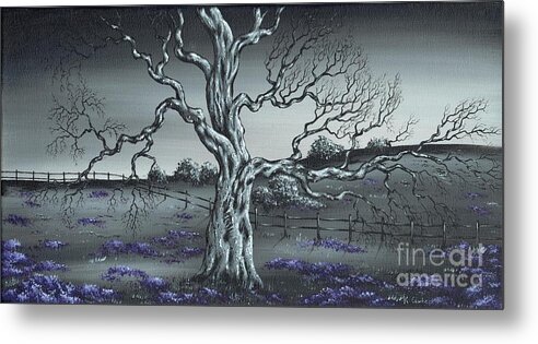 Tree Metal Print featuring the painting Big Old Tree by Kenneth Clarke