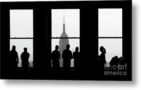 New York City Metal Print featuring the photograph Careful Observation by RicharD Murphy