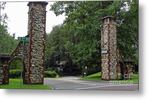 Chert Metal Print featuring the photograph Chert Columns by D Hackett