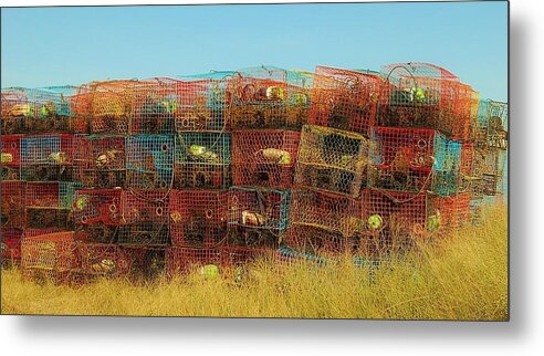 Chesapeake Bay Metal Print featuring the photograph Chesapeake Bay Crabbing by Christopher James