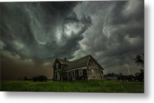 Thunderstorm Metal Print featuring the photograph Dirt by Aaron J Groen