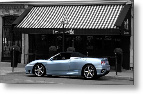 Paris Metal Print featuring the photograph Ferrari 3 by Andrew Fare