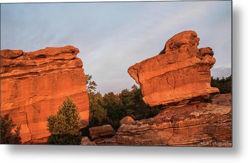  Metal Print featuring the photograph Garden of the Gods, Colorado 2 by Wendy Carrington