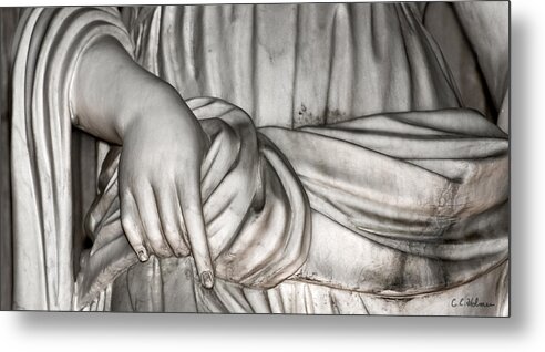 Christopher Holmes Photography Metal Print featuring the photograph Hand And Robe by Christopher Holmes