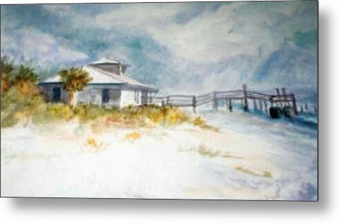 Honeymoon Metal Print featuring the painting Honeymoon Island by Ruth Mabee