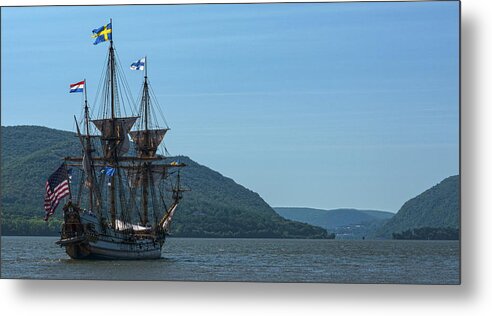  Kalmar Nyckel Metal Print featuring the photograph Hudson Highlands Sojourn by Angelo Marcialis