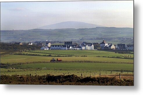 Farm Metal Print featuring the photograph Irish Sheep Farm II by Henri Irizarri