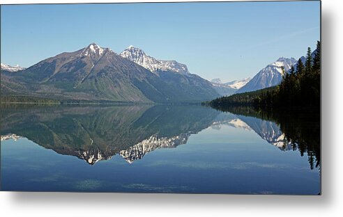 Lake Mcdonald Metal Print featuring the photograph Lake McDonald- Reflections 4 by Whispering Peaks Photography