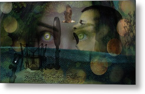 Humans Metal Print featuring the photograph Look at me by Ricardo Dominguez