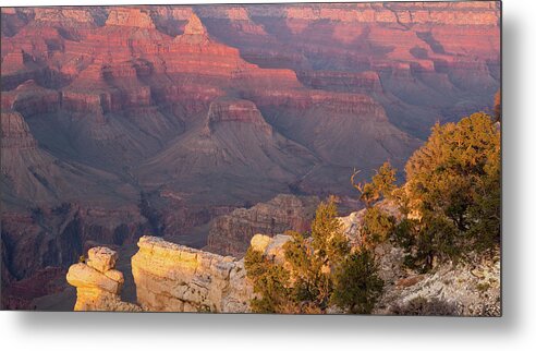 Grand Canyon Sunset Metal Print featuring the photograph Looking at history by Kunal Mehra