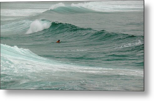 Sea Metal Print featuring the photograph Morning Ride by Evelyn Tambour