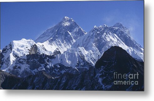 Prott Metal Print featuring the photograph Mount Everest Nepal by Rudi Prott