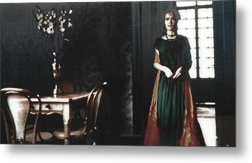 Expressive Metal Print featuring the photograph My Version of the Movie 6 by Lenore Senior