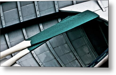 Oars Metal Print featuring the photograph No Worries by Jeff Cooper
