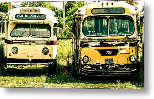 Not In Service Metal Print featuring the photograph Not In Service by Karl Anderson