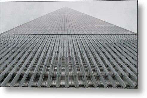 One World Trade Center Metal Print featuring the photograph One World Trade by Christopher J Kirby