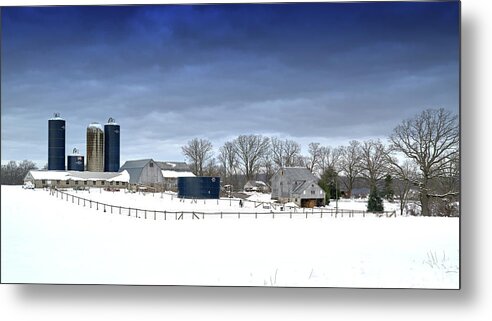 Landscape Metal Print featuring the photograph PA Farm by Paul Ross