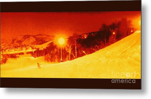 Park City Metal Print featuring the photograph Park City Gold by Richard W Linford