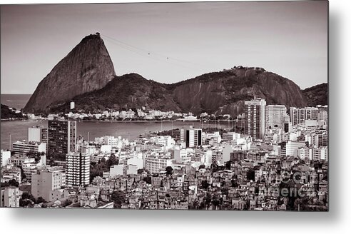 Brasil Metal Print featuring the photograph Rio de Janeiro - Sugar Loaf by Carlos Alkmin