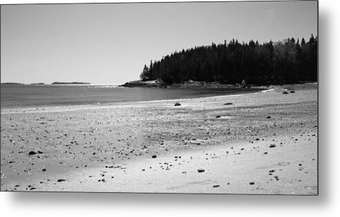 Maine Metal Print featuring the photograph Shimmering Sand by Corinne Rhode