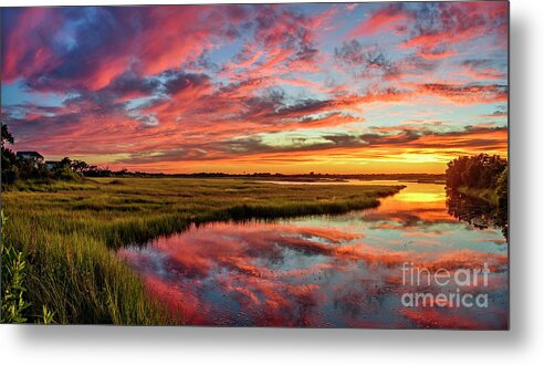 Sunset Metal Print featuring the photograph Sound Refections by DJA Images