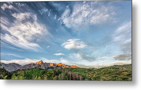 Art Metal Print featuring the photograph Sweeping Clouds by Jon Glaser