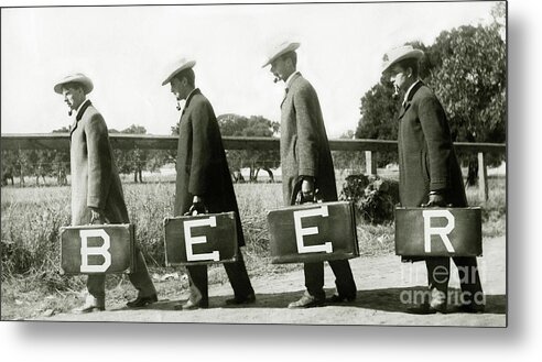 Prohibition Metal Print featuring the photograph The Beer Boys by Jon Neidert