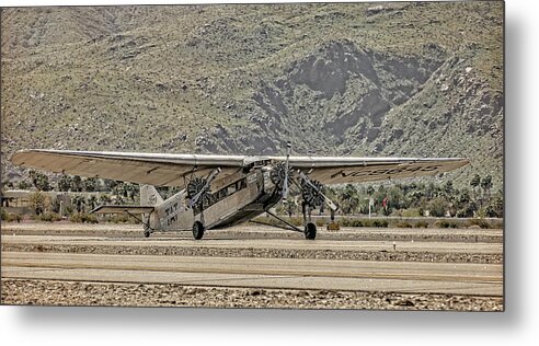 Ford Trimotor Metal Print featuring the photograph The Ford Trimotor by Sandra Selle Rodriguez