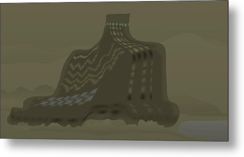 Citadel Metal Print featuring the digital art The Olive Citadel by Kevin McLaughlin