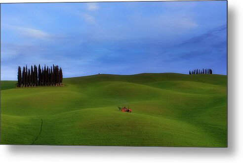 Tuscany Metal Print featuring the photograph Tuscan Landscaping by Rob Davies