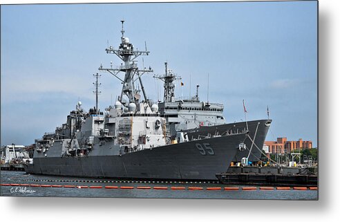 Ship Metal Print featuring the photograph USS James E. Williams DDG-95 by Christopher Holmes