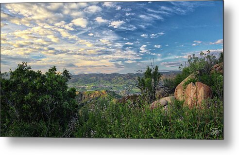Simi Valley Metal Print featuring the photograph View Of Simi Valley by Endre Balogh