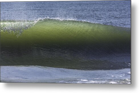 Original Metal Print featuring the photograph Wave #56 by WAZgriffin Digital