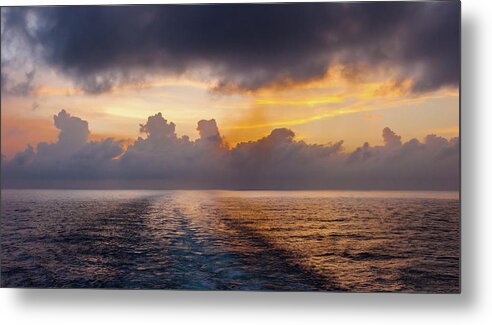 Sunsets Metal Print featuring the photograph Where we were by Charles McCleanon