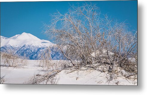 White Sands Metal Print featuring the photograph White Desert by Racheal Christian