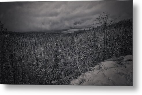 Winter Metal Print featuring the photograph Winter is Coming by Ryan Smith