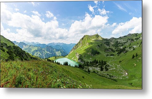 Lake Metal Print featuring the photograph Seealpsee, Allgaeu Alps #1 by Andreas Levi