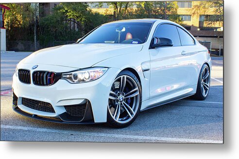 Bmw M4 Metal Print featuring the photograph Bmw M4 by Rocco Silvestri