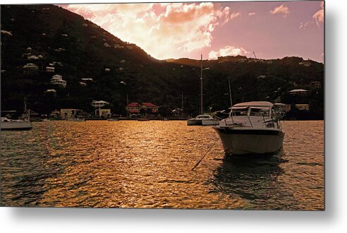 Caribbean Sea Metal Print featuring the photograph Abstractions of Coral Bay by Climate Change VI - Sales