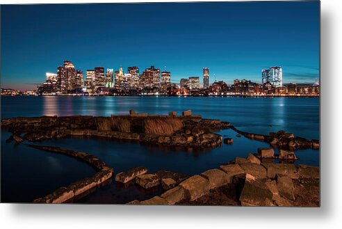 Boston Metal Print featuring the photograph Blue by Mei Zhang