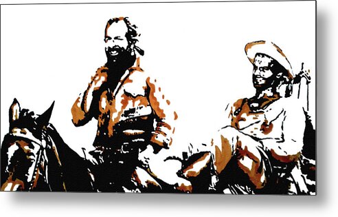 Bud Spencer And Terence Hill Poster by Artista Fratta - Fine Art America