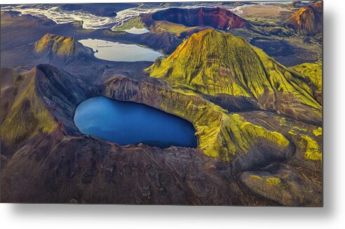 Crater Lake
Iceland Metal Print featuring the photograph Crater Lake by Michael Zheng