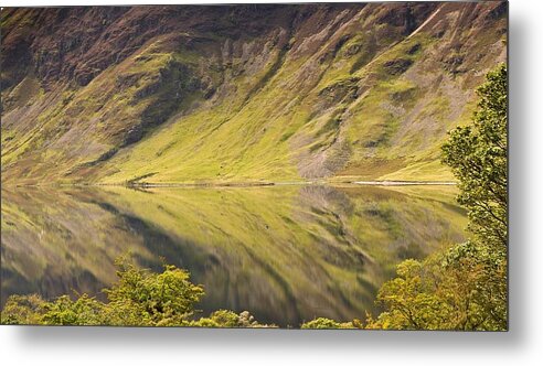 Scenics Metal Print featuring the photograph Crummock Water by All My Images Are Taken In The English Lakedistrict