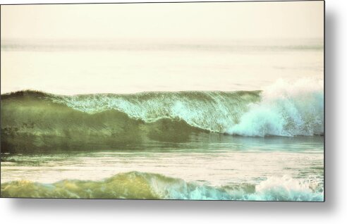 Banker Metal Print featuring the photograph Curling Surf by JAMART Photography