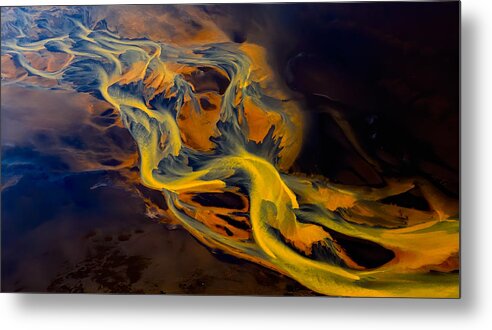 Iceland Metal Print featuring the photograph Dragon Tail by James Bian
