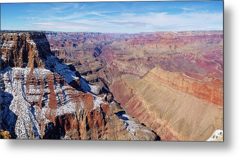 American Southwest Metal Print featuring the photograph Lipan Point Panorama by Todd Bannor