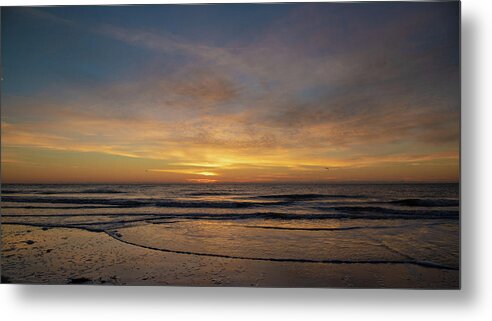 Sunrise Metal Print featuring the photograph Morning Reflections From Hilton Head Island No. 325 by Dennis Schmidt